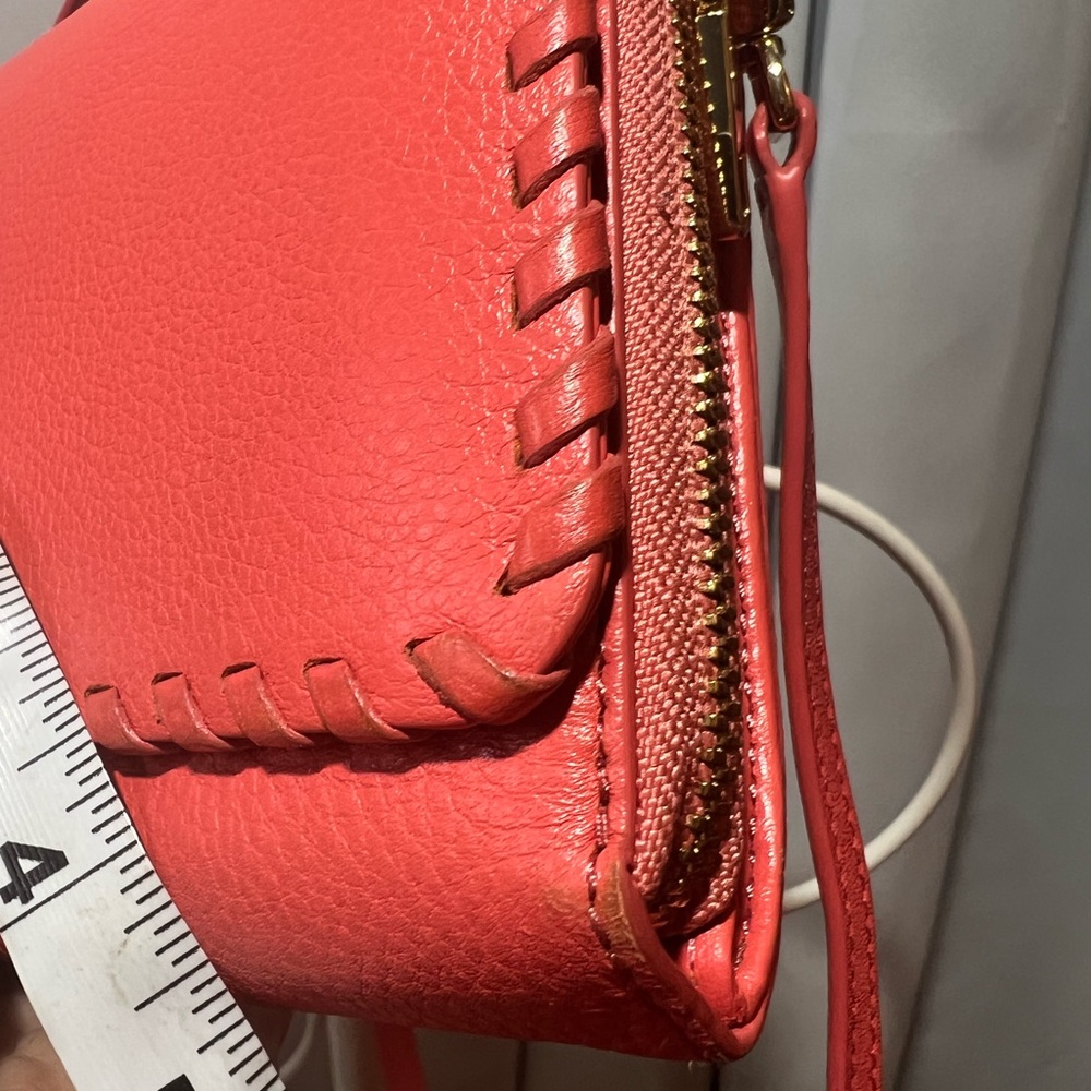 Tory Burch Coral Leather Crossbody Bag - Picture 16 of 16